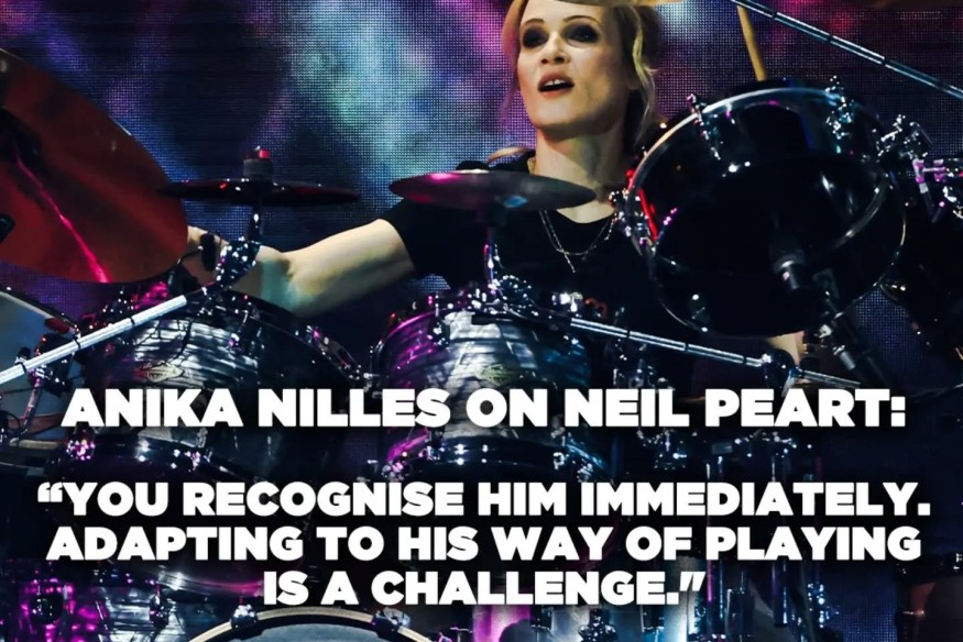 Anika Nilles has shared her thoughts on Neil Peart's drumming style in a new interview.